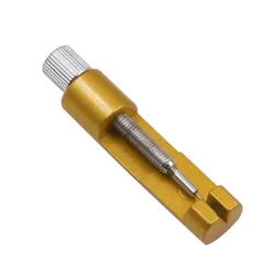 Premium Stainless Steel Watch Repair Tool - Durable, Professional - Grade & Adjustable Design (Yellow)