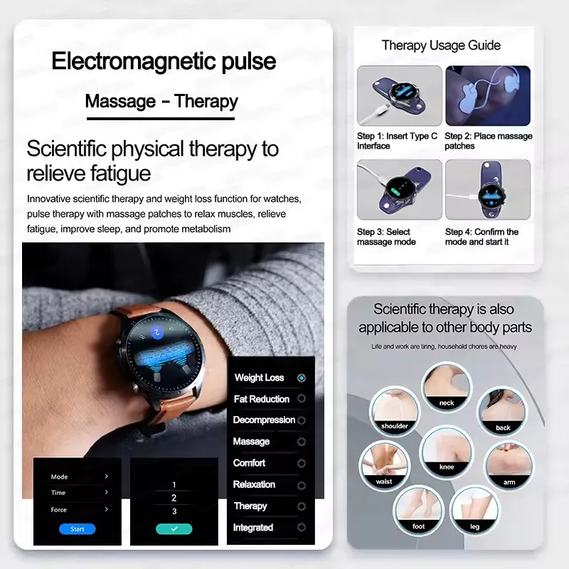 Smart Watch 2025 New CES Science Sleep Aid for Men