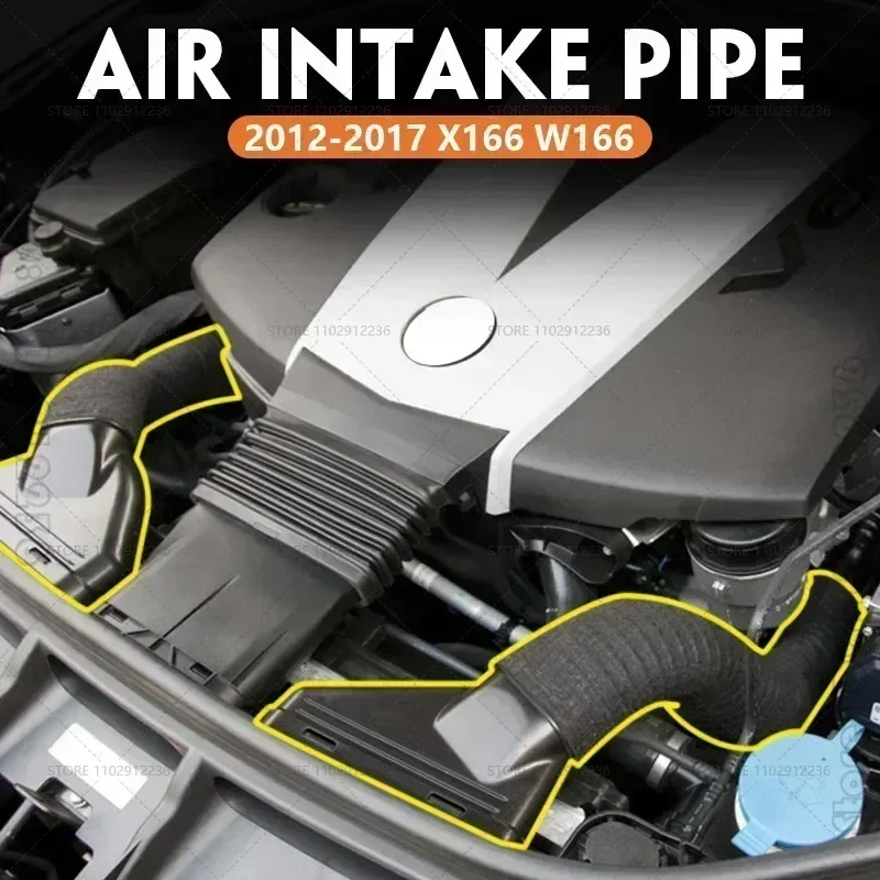 Air Filter Intake Pipe Air Intake Pipe Silicone Intake Hose For Mercedes-Benz GL350 ML350 GLS350d