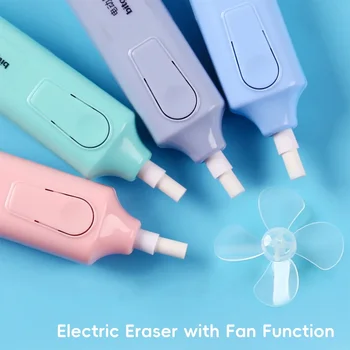 Gomma da matita elettrica estiva Strumento di cancellazione alimentato a batteria senza fili per il ritorno a scuola per artisti Studente Schizzi Regalo di cancelleria 1
