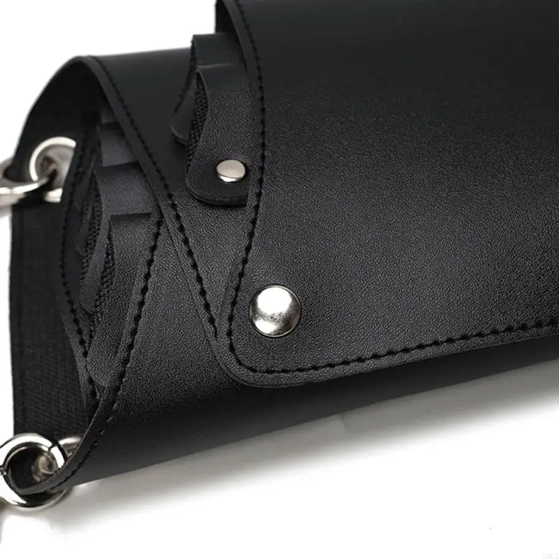 PU Leather Hair Scissor Bag Hairdressing Barber Scissor Holsters Holder 20CA