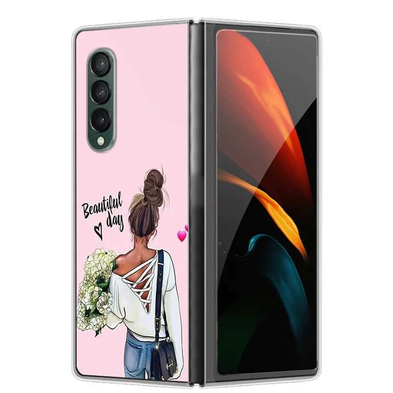 Stylish Hard Clear Protective Phone Case - Cute Fashion Design