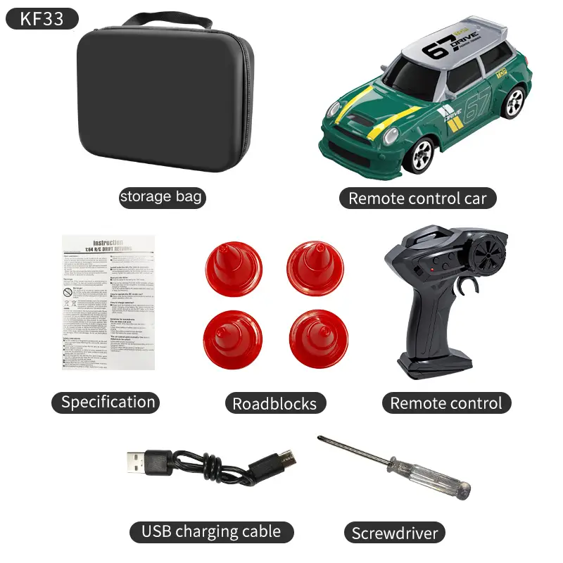 2026 New Kf20 1:64 Drift Rc Car Four-wheel remote-controlled racing car Full proportions Desk Competition Toy Boys Ideal gifts. - Image 14