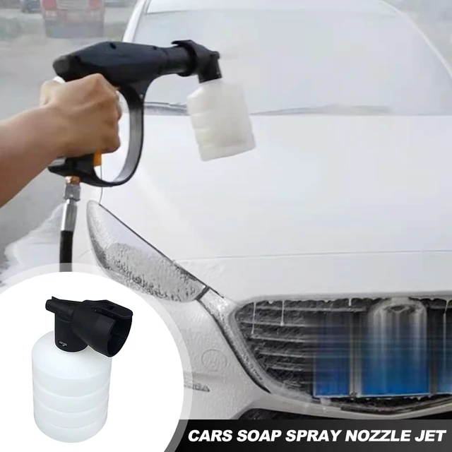 180 Ml -Es Autó Nagynyomású Habszappan Spray Fúvóka Vízhab Palack Lándzsa Mosószer Tároló - Image 2