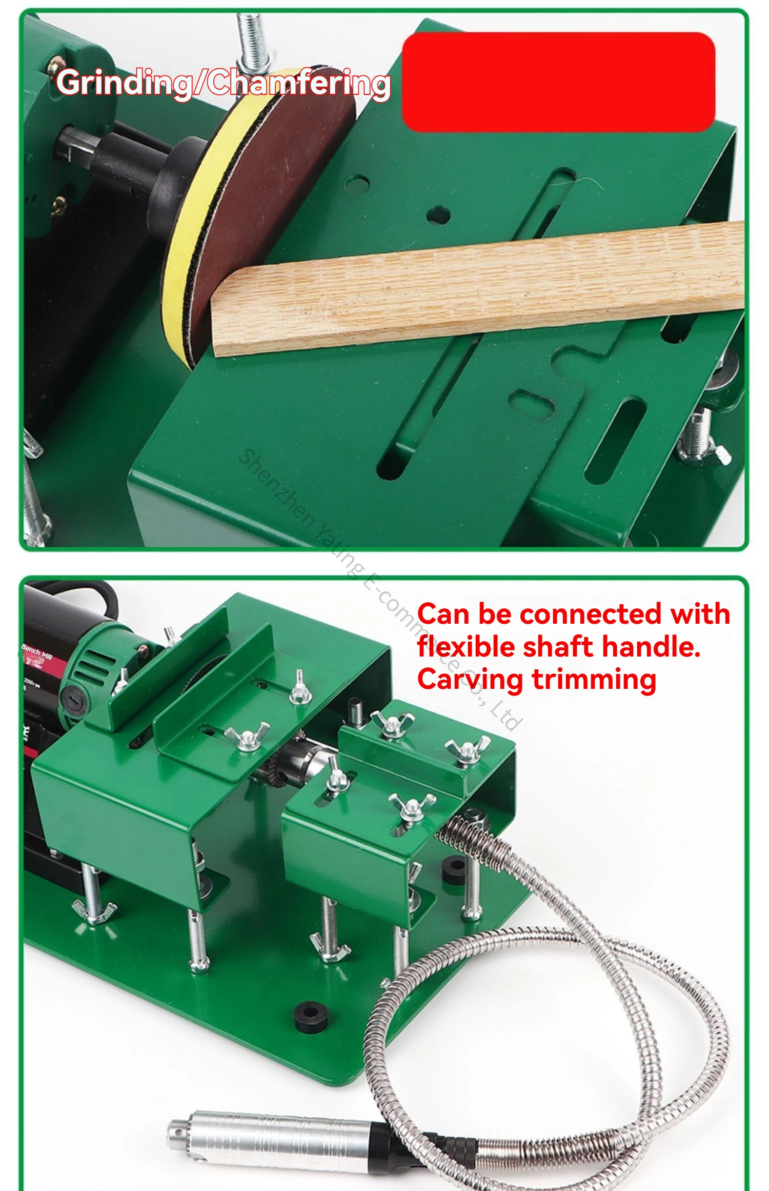 Table Saw Cutting, Carving, Punching, and Mortising Machine, Round Tenon and Mor