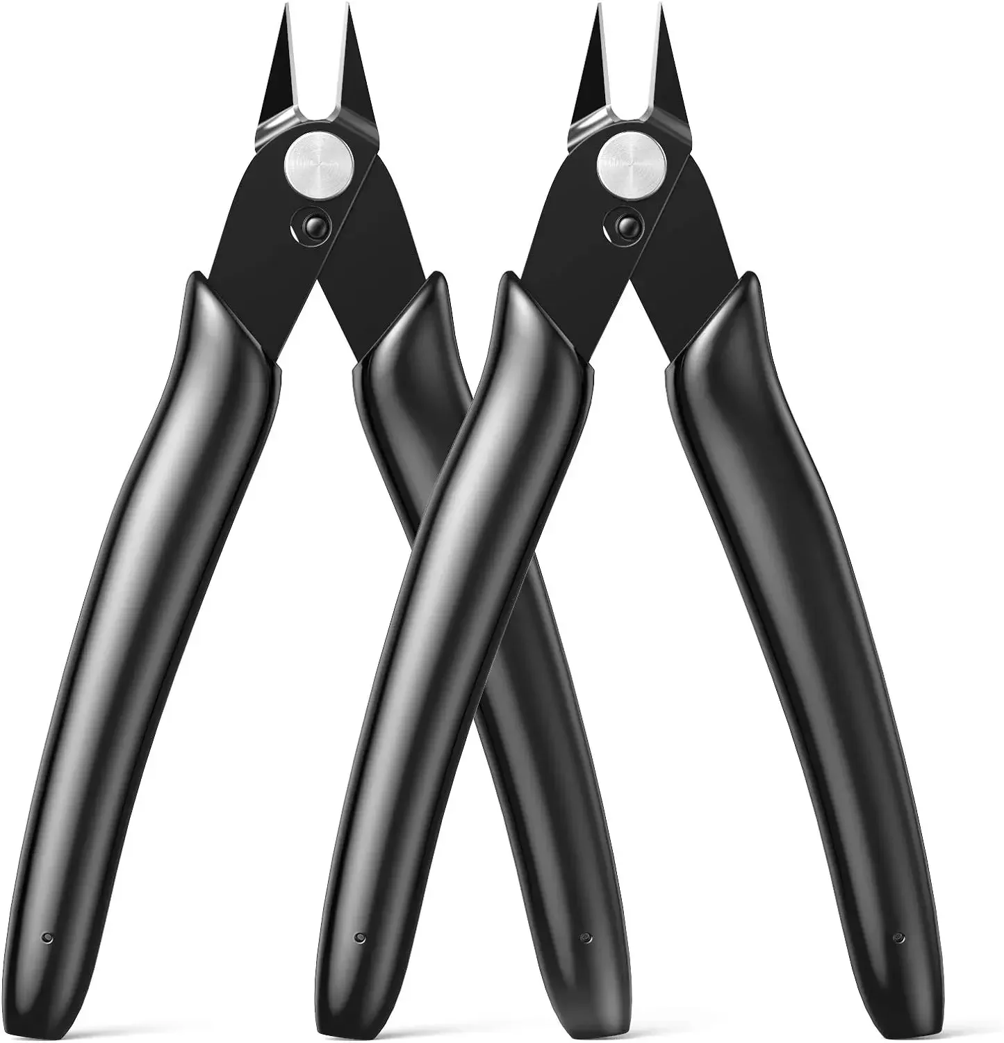 Wire Cutter 2PCS Precision Flush Cutters Side Cutter Small Cable Snips Diagonal Pliers for 3D Print,Plastic Models,Jewelry