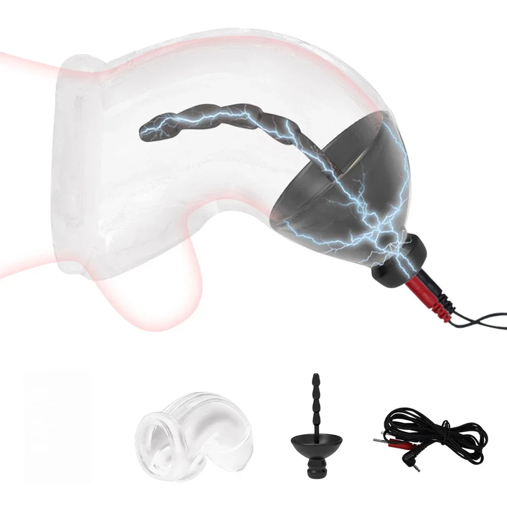 Electro Sex Toys Electric Sex Toys Electroshock Accessorry SM Electro Anal Plug Nipple Clamp Cock Ring Penis Sex Hebbedingetjes Seks Product Estim Power box Toy