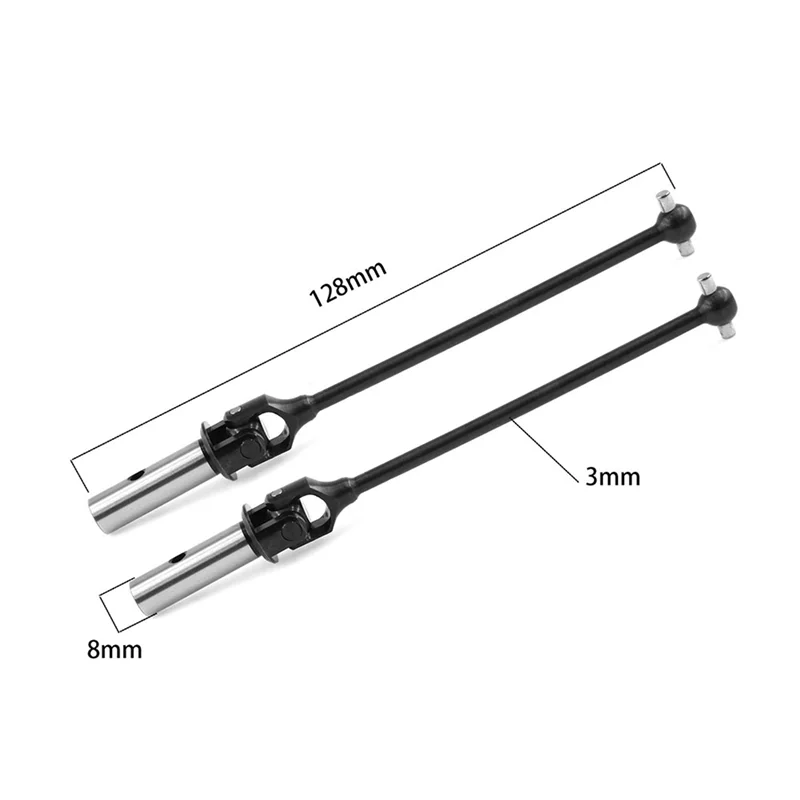 TA-2X RC 자동차 업그레이드 전후면 유니버설 드라이브 샤프트 키트 1/8 무겐 세이키 MBX8R E2218 E2219 RC 자동차 업그레이드 부품