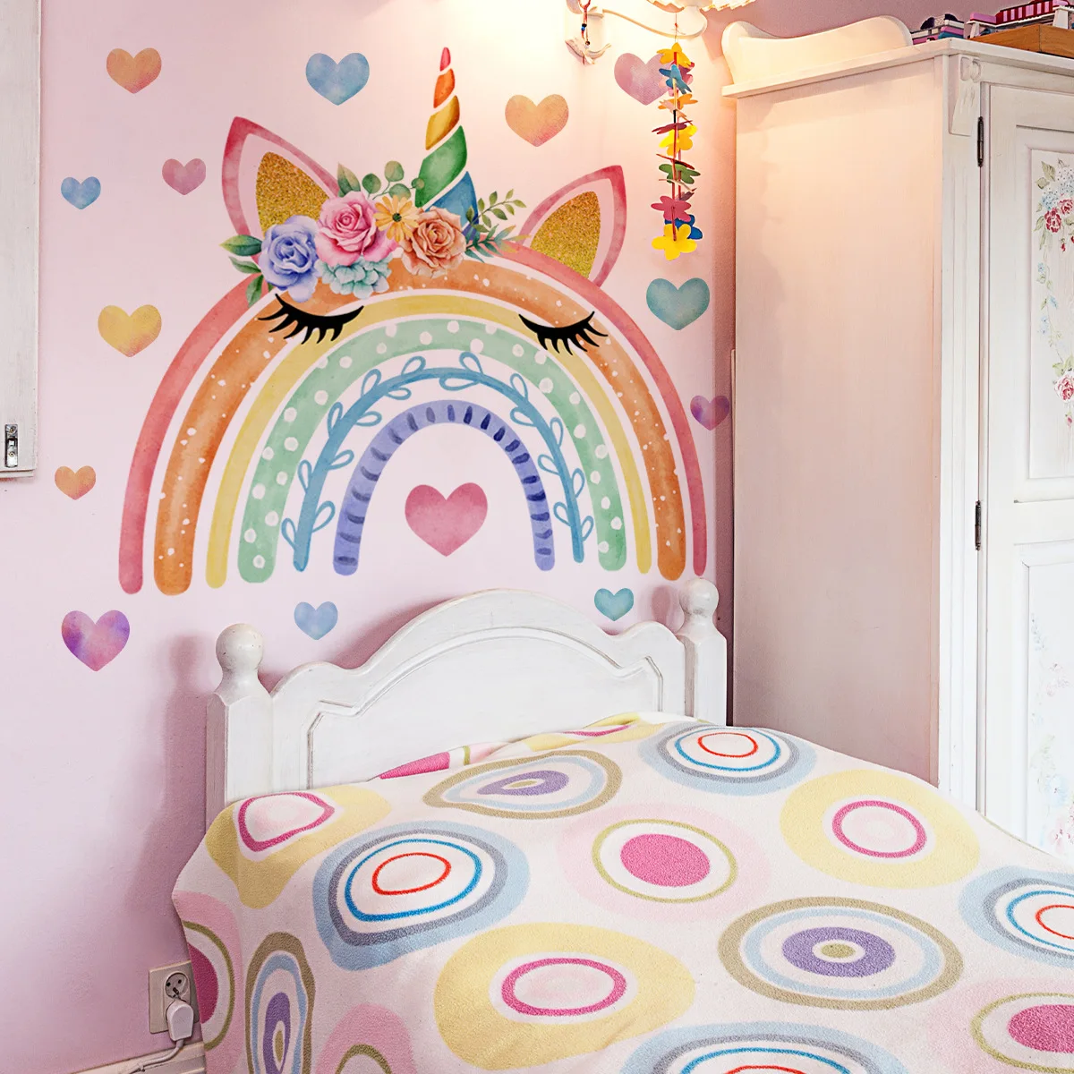 Rainbow Unicorn Wall Sticker 1