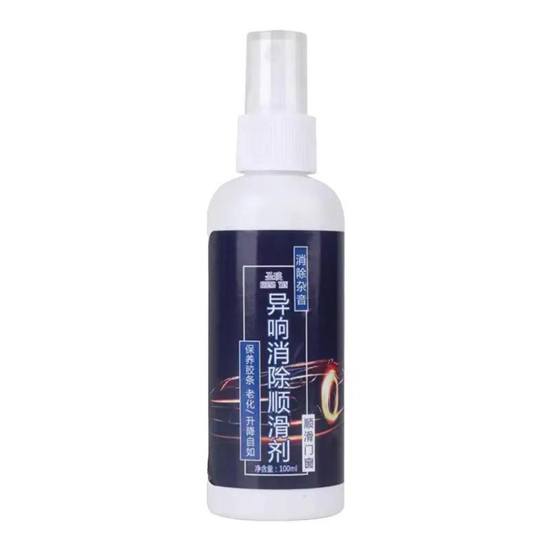 

Car Window Track Lubricant Silicone Rubber Strip Lubricating Spray 100ml Portable Car Rubber Softening Lubricant For Protecting