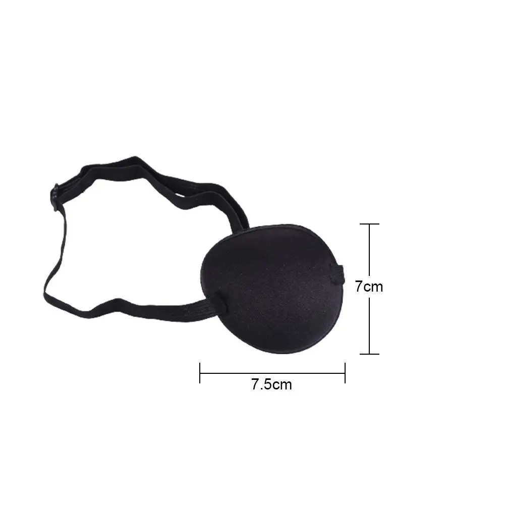 Single Eye Patch Adult Kids Pirate Concave Eye Patch 3D Adjustable Eyepatch For Right Or Left Eye Pirate Costume Kids Eye Patch