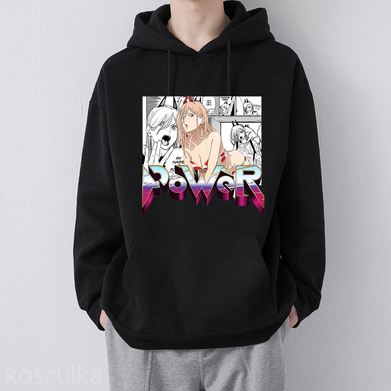 

Толстовка с капюшоном в стиле аниме манга, толстовка с капюшоном в японском стиле с принтом бензопилы, толстовка с капюшоном для мужчин и женщин, модная свободная уличная одежда, топы