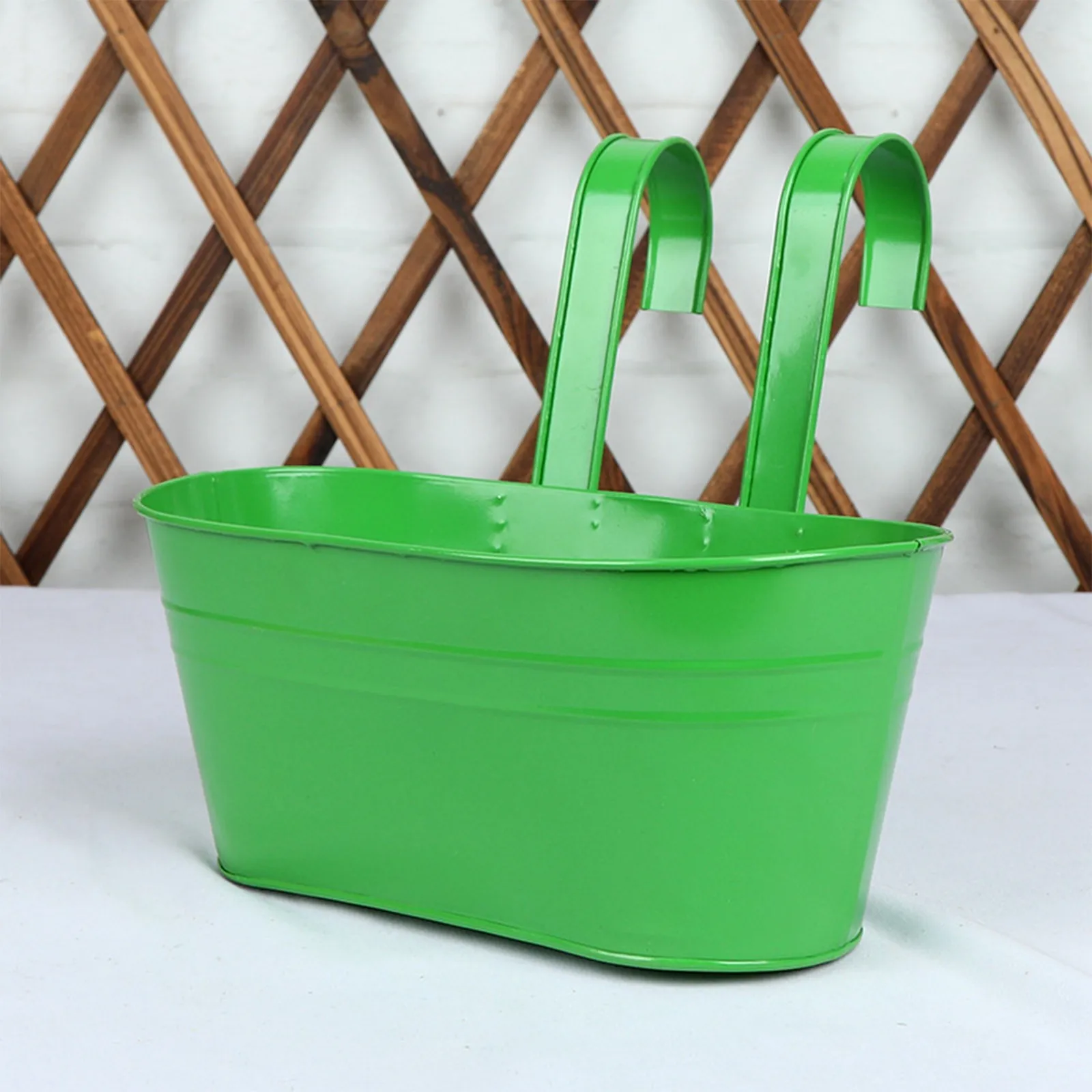 Altsuceser Macetas Colgantes De Hierro De Metal, Maceta De Balcón, image size:1600x1600