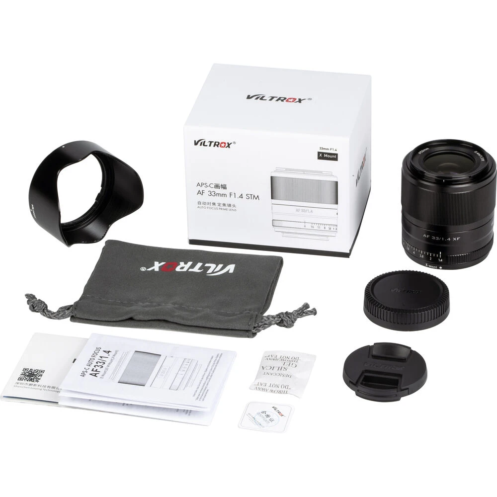 Viltrox AF 33mm F1.4 33/1.4 XF 33F1.4 Large Aperture Portrait Prime Lens STM for