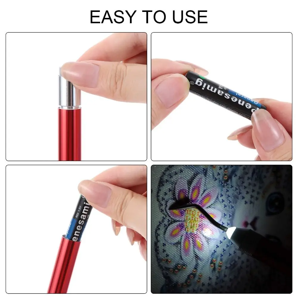 Vinyl Weeding Kit With Hooks LED Vinyl Weeding Tool Handheld Iron-on Project Cutter Paper Remover