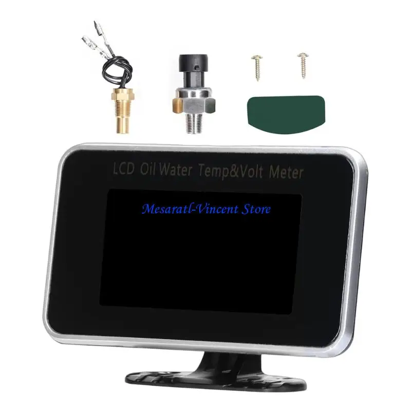 A70F Universelles LCD-Messgerät für Motorräder, die Wassertemperatur, die Spannung und den Öldruck anzeigt und eine einfache – Detail 8
