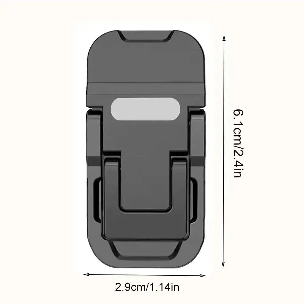 2Pcs 접이식 미니 합금 노트북 스탠드 2개의 조절 가능한 각도 노트북 태블릿용 보이지 않는 휴대용 데스크탑 라이저 홀더