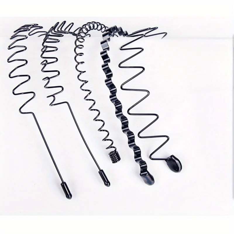 5pcs Stylish Wavy Headband Set - Soft, Fashion Hair Styling Tools, Photography Props, Perfect Gift for Women or Men