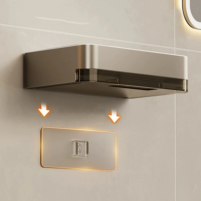Soap Holder Metal Iron Without Drilling Bathroom Soap Dish Drain Water Wall Dish Organizer Accessories
