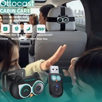 Ottocast Cabin Care Беспроводной адаптер CarPlay Детская автомобильная камера 1080P HD 150 °   Широкоугольный монитор заднего сиденья ночного видения для автомобиля 98%