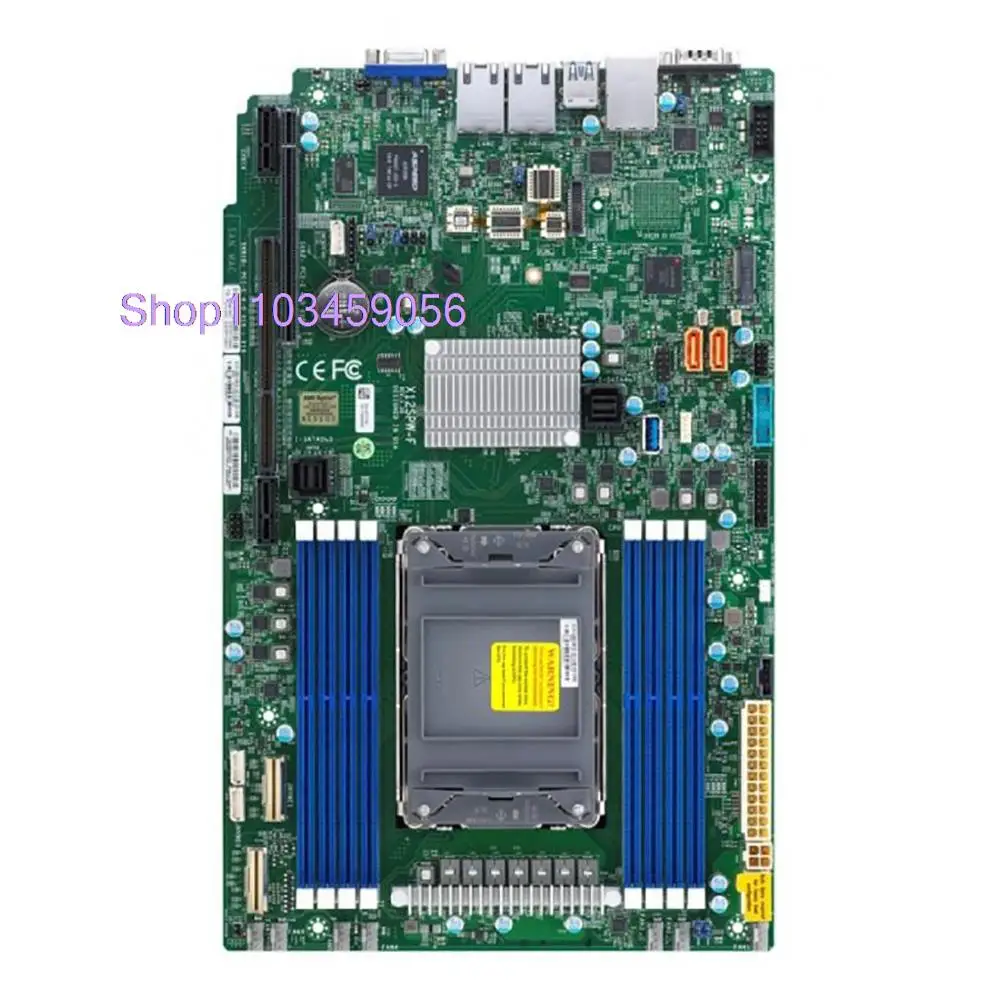Для Supermicro LGA-4189 C621A 2 ТБ 3DS DDR4-3200MHz WIO 10XSATA 3 Серверная материнская плата X12SPW-F