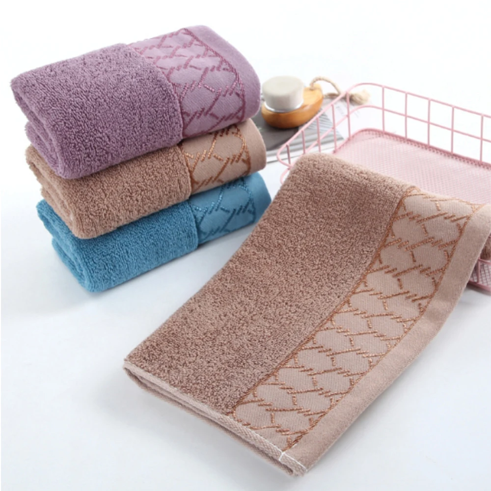 

Cotton Skin-friendly Washcloth Absorbent Face Towels Delicate Thickened Towels Embroidered Towels Washcloth Home Products