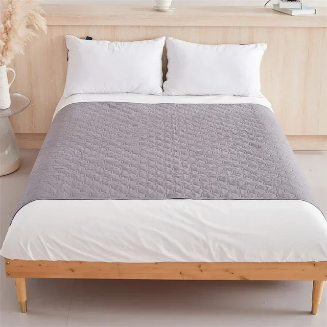 Couvre-matelas à carreaux de couleur unie, couvre-matelas respirant pour enfants et animaux de compagnie, couvre-matelas pour chiens et chats, drap de lit 6