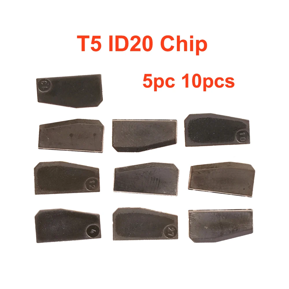 

5pcs 10pcs original T5 CHIP ID20 ID 20 Car Key Locksmith Tool ID T5 Transponder Car Key Chip T5 Ceramic Chip