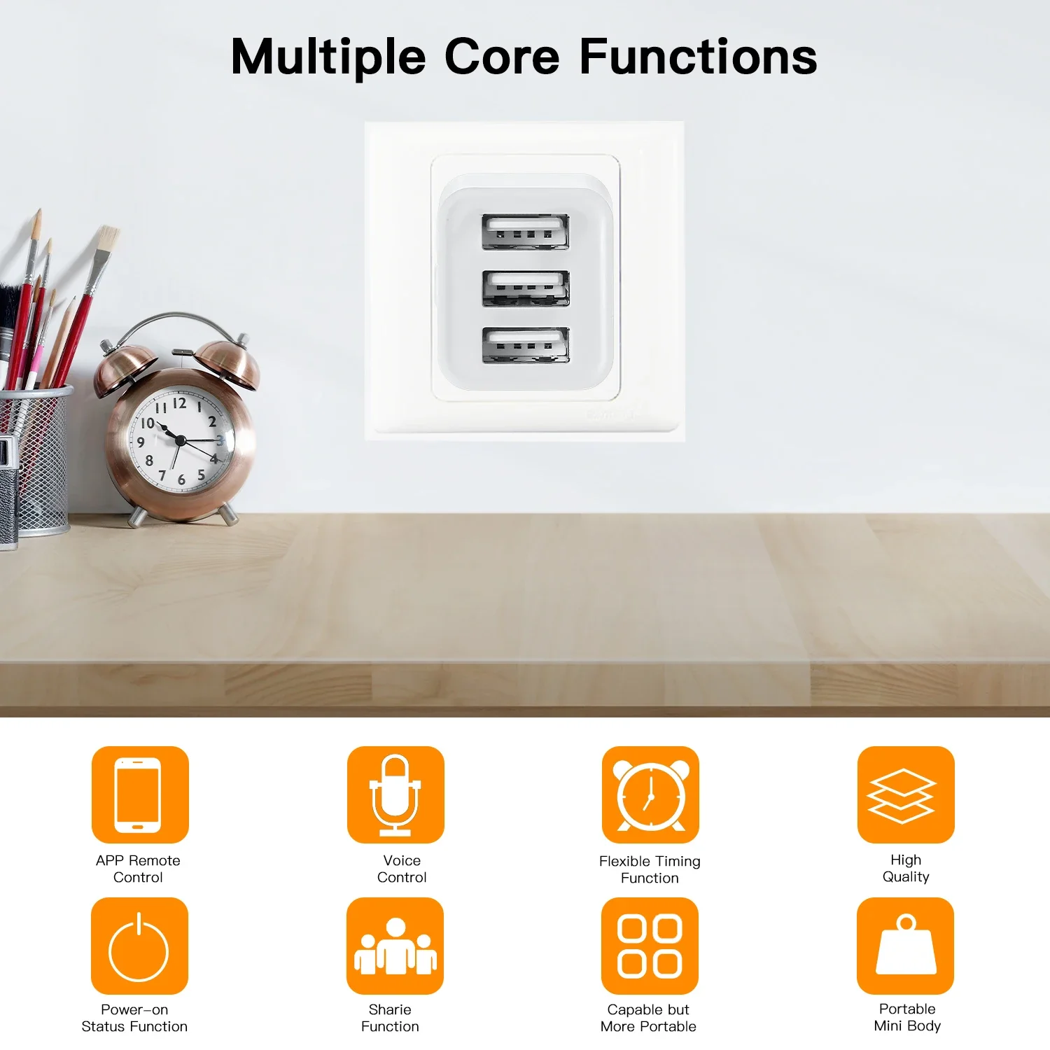Smart Switch Smart WiFi Switch WiFi Switch Wireless Switch Tuya Smart WiFi/Zigbee Micro 1 2 3 USB Adaptor Switch 5V Mini USB Power Adaptor Smart Life Control Via Alexa Google