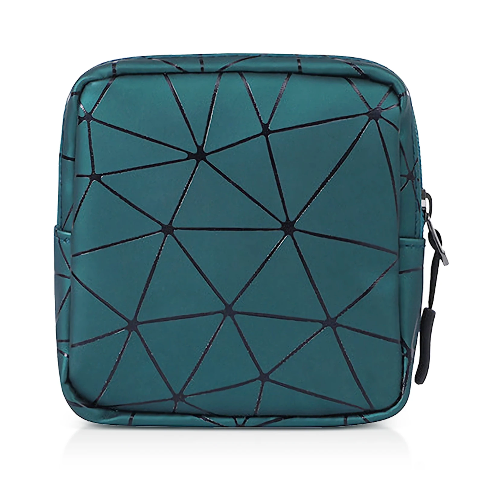 Borsa per il Ciclo Mestruale da Donna, Mini Pochette Discreta con Cerniera per Cosmetici, Assorbenti e Tamponi, Organizer da Viaggio e Scuola