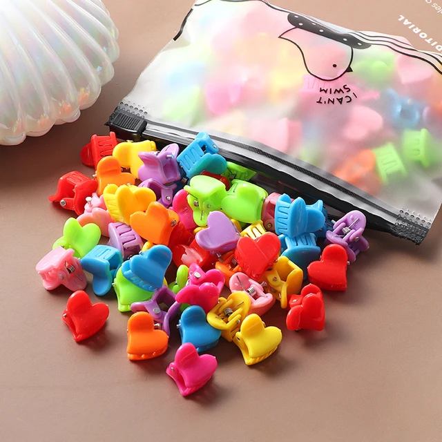 40Pcs Girls Colorful Hair Clips Flower Star Mickey Cute Small Hair Claws Kids Sweet Hairpins Cartoons Fashion Hair Accessories style-38