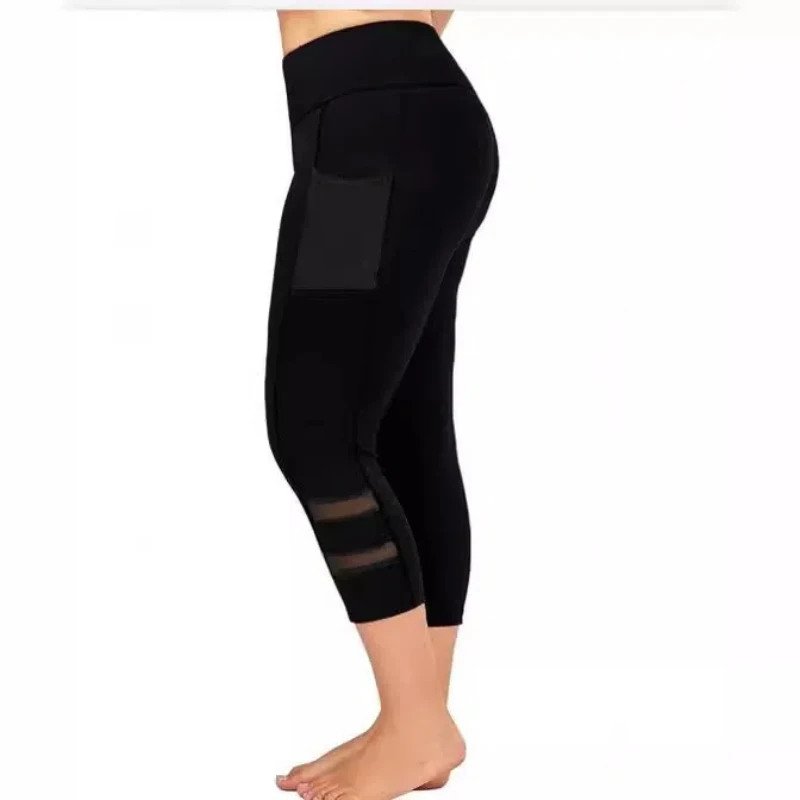 Yoga Leggings Running Pants Women Plus Size with Pockets sports leggings yoga pants