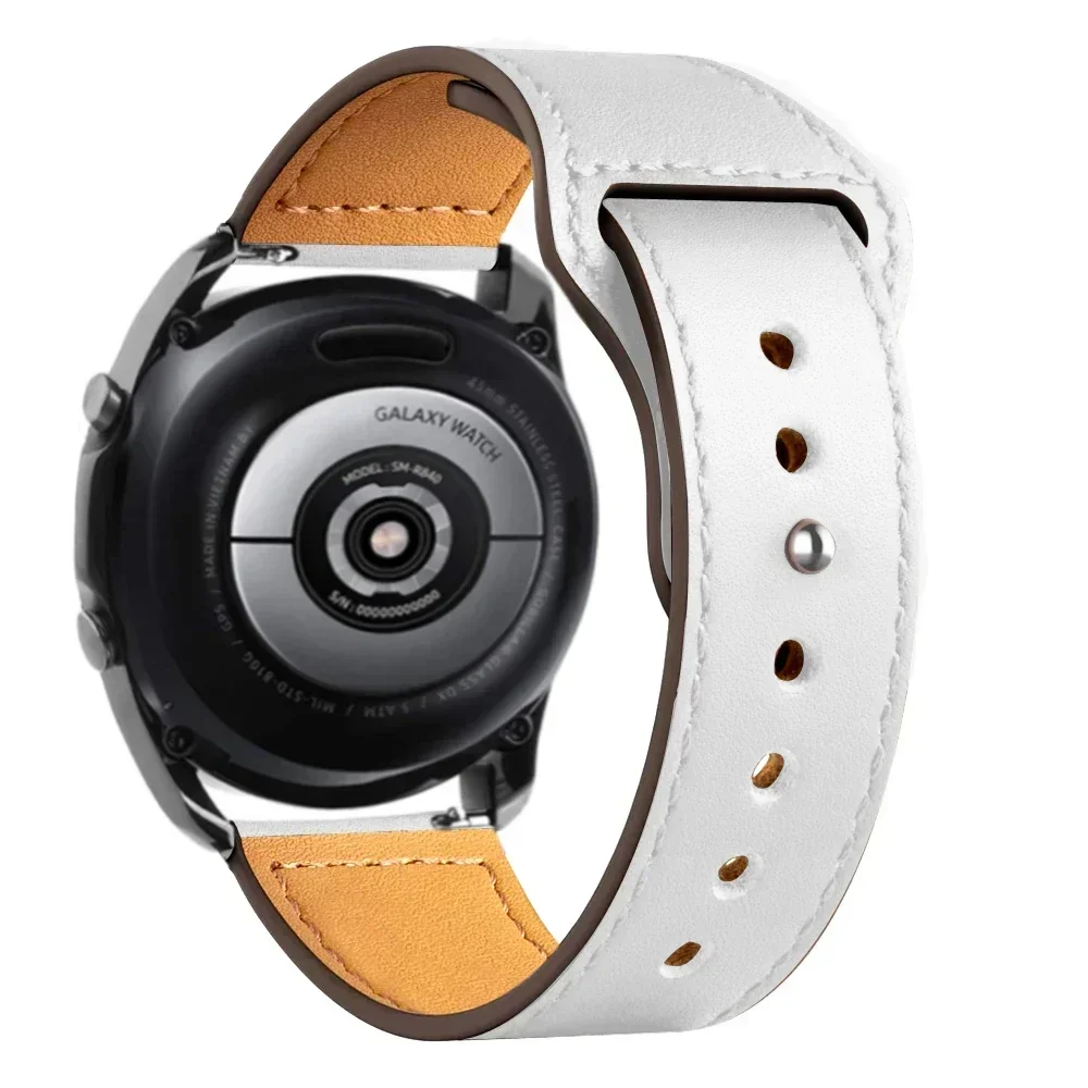 Elegant Leather Watch Strap - Premium 20mm/22mm Bracelet