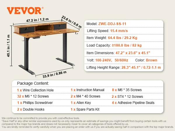 47.2x23.6 in shelves