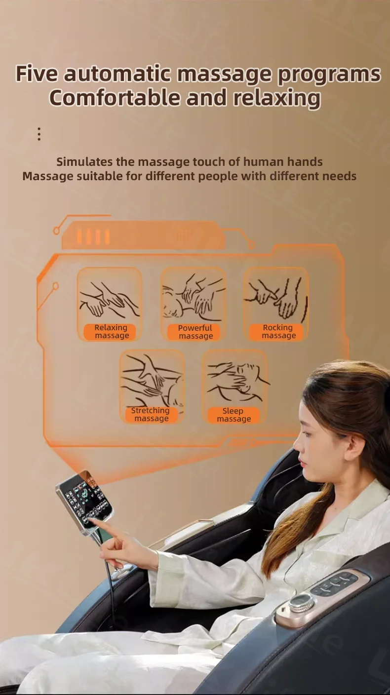Dual movement Manipulator 8D Home Zero Gravity Full Body Luxury Massage ...