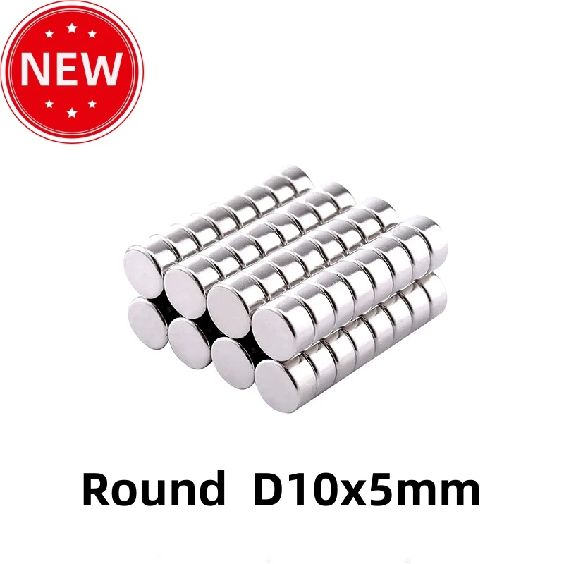 

D10X5mm Circular Strong Magnet Neodymium Iron Boron Strong Magnet Rare Earth Permanent Magnet NdFeB Circular Magnetic Steel N35