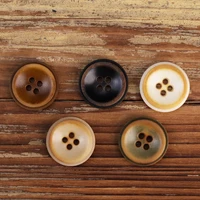 Retro Style New Corozo Fruit Buttons For Clothing Dress Shirt White Black Beige Green Sewing Accessories Coat Jacket Blazer 1