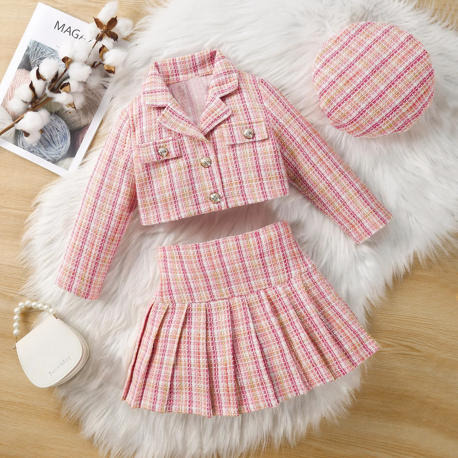 Camisa Negra A Cuadros Para Niño Y Niña | Manga Larga, Abrigada, Con Botones De Solapa | Suave Y Transpirable Para Todo El Día