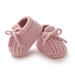 Knitted Newborn Baby Booties - Soft, Fashionable, and Warm Footwear - 3 - 6M (82W2934)