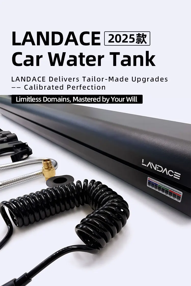 Cheap Price Good Quality Car Camping Accessories 15L 20l 30l 36L Solar Heated Pressurized Aluminum Roof Rack Water Tank 6