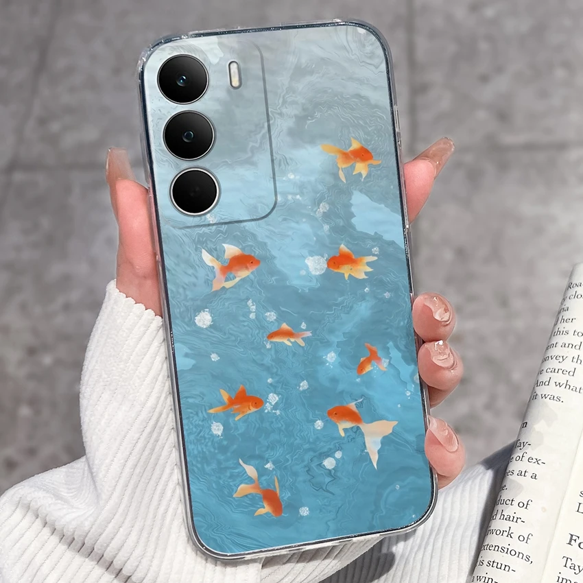 Fashion Astronaut Pattern Transparent Phone Case - Anti-Fingerprint TPU Clear Back Cover