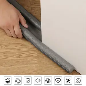 Tiras de sellado para puertas y ventanas, burlete de espuma a prueba de  sonido, aislamiento acústico, borrador, excluidor, tira de sellado  inferior, bloqueador, protector de viento - AliExpress