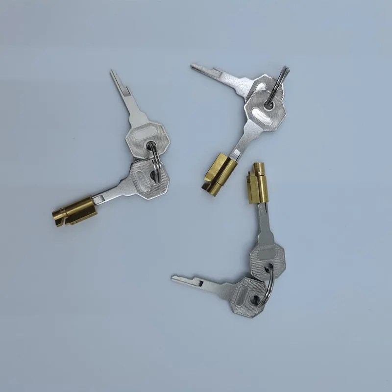 Penis Chastity Cage New Upgraded Version Brass Stealth Lock Cylinder For Chastity Device CB6000S Cock Cage V4 Dark Lock With Key Chastity Accessorie penis chastity cage,chastity lock sex toy,chastity cage accessory