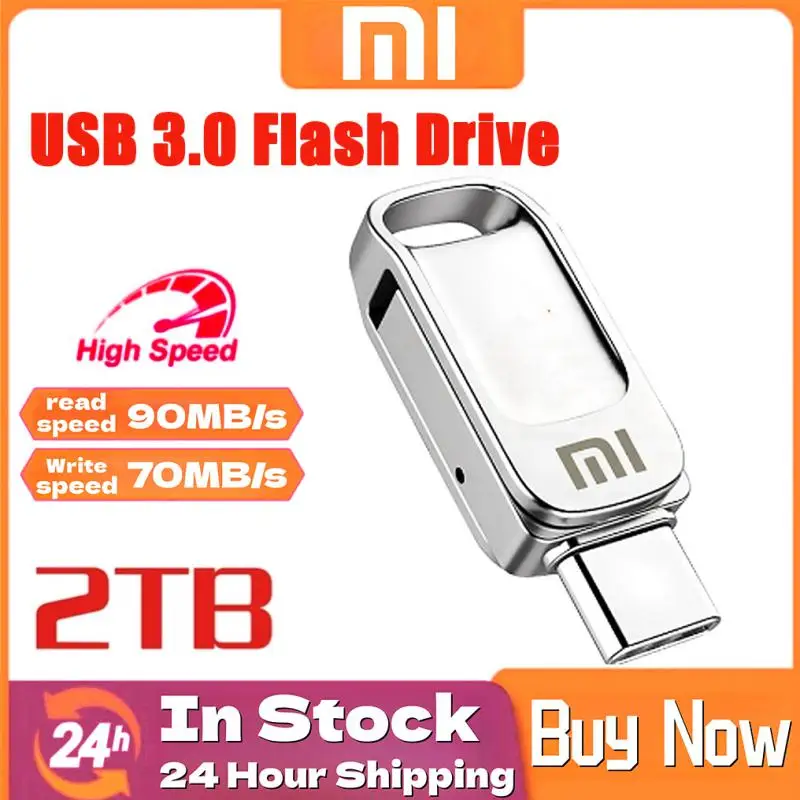 Xiaomi 2Tb Pen Drive 128Gb 256Gb Usb Flash Drive Memoria Usb 1Tb 512Gb Usb 3.0 Ad Alta Velocità Windows 11 Pro Key Per Tablet Cds Disk