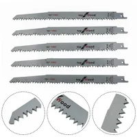 5pcs Reciprocating Saw Blade HCS S1531L Saber Saw Blade 240mm For Metal Wood Cutting Woodworking Tool Accessories 1