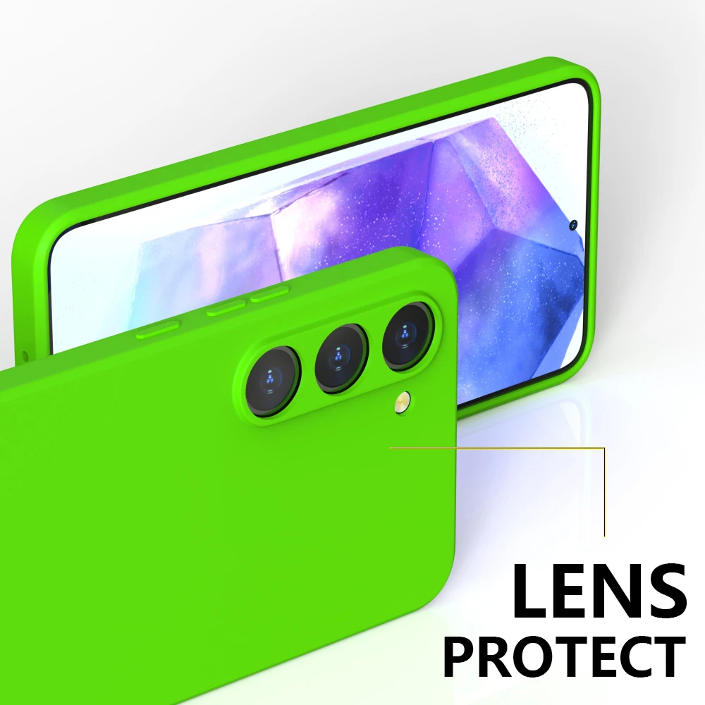 Silky Silicone Soft-Touch Protective Phone Case Cover