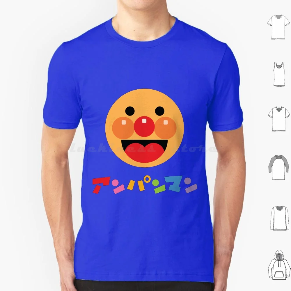 Футболка Anpanman для мужчин женщин детей 6xl Anpan с изображением хлеба героев