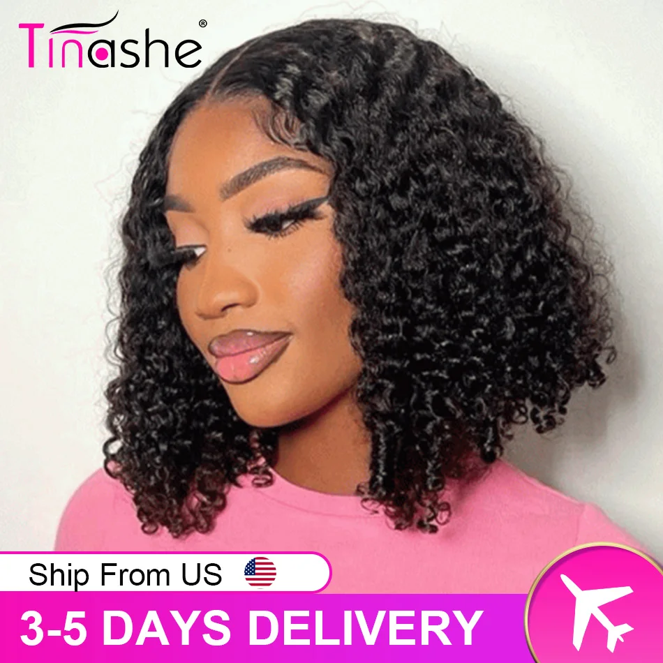 Tinashe Ready To Go Curly Bob Wig Lace Front Human Hair Wigs For Women HD Transparent Lace Closure Wig Perruque Cheveux Humain human hair wig,lace front wigs