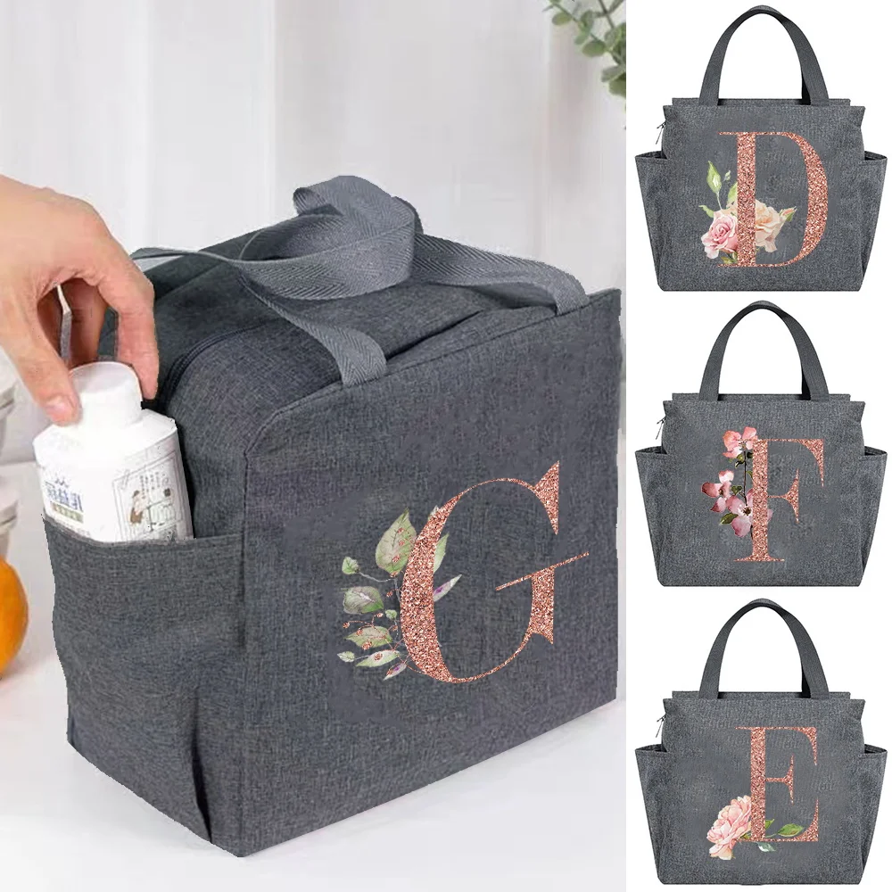 

Women Picnic Handbag Large Capacity Food Cooler Bag Eco Multifunction Waterproof Oxford Portable Lunch bag Reusable Lunch Box
