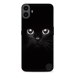 Sleek Black Cat Soft Back Skin Cover - Xperia XA2 (Style 10)
